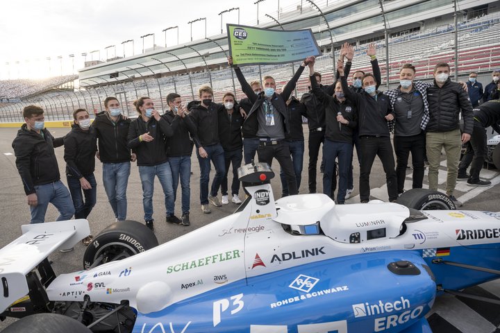 Das TUM Autonomous Motorsport Team wurde Vizeweltmeister in Las Vegas. Bild: Jacob Kepler